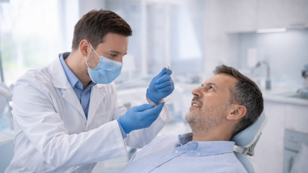 Fogaszati kezelés közben ,Central Clinic