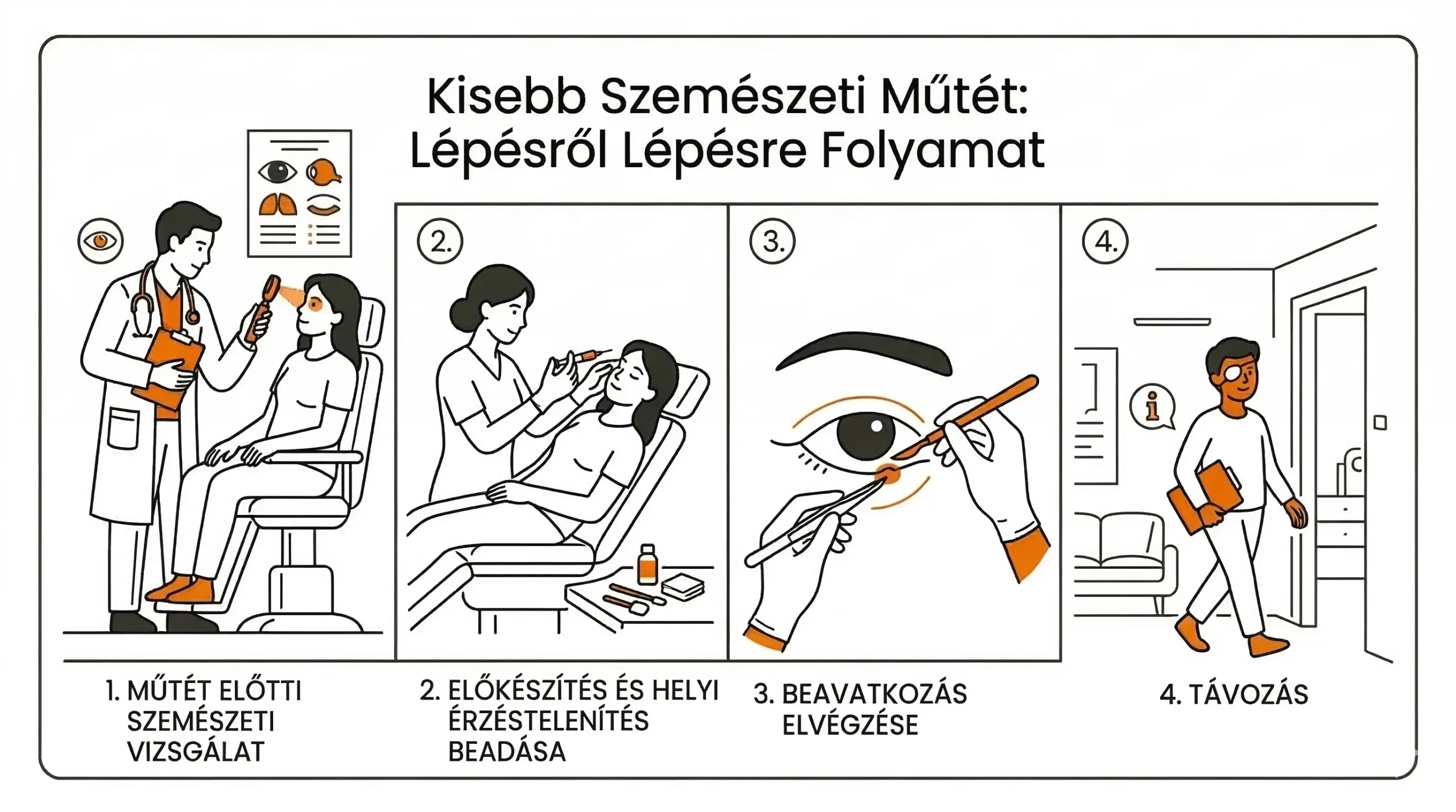 szemészeti kisműtét menete