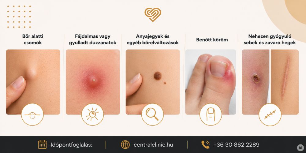 magánrendelés bőr-és körömproblémák kapcsán